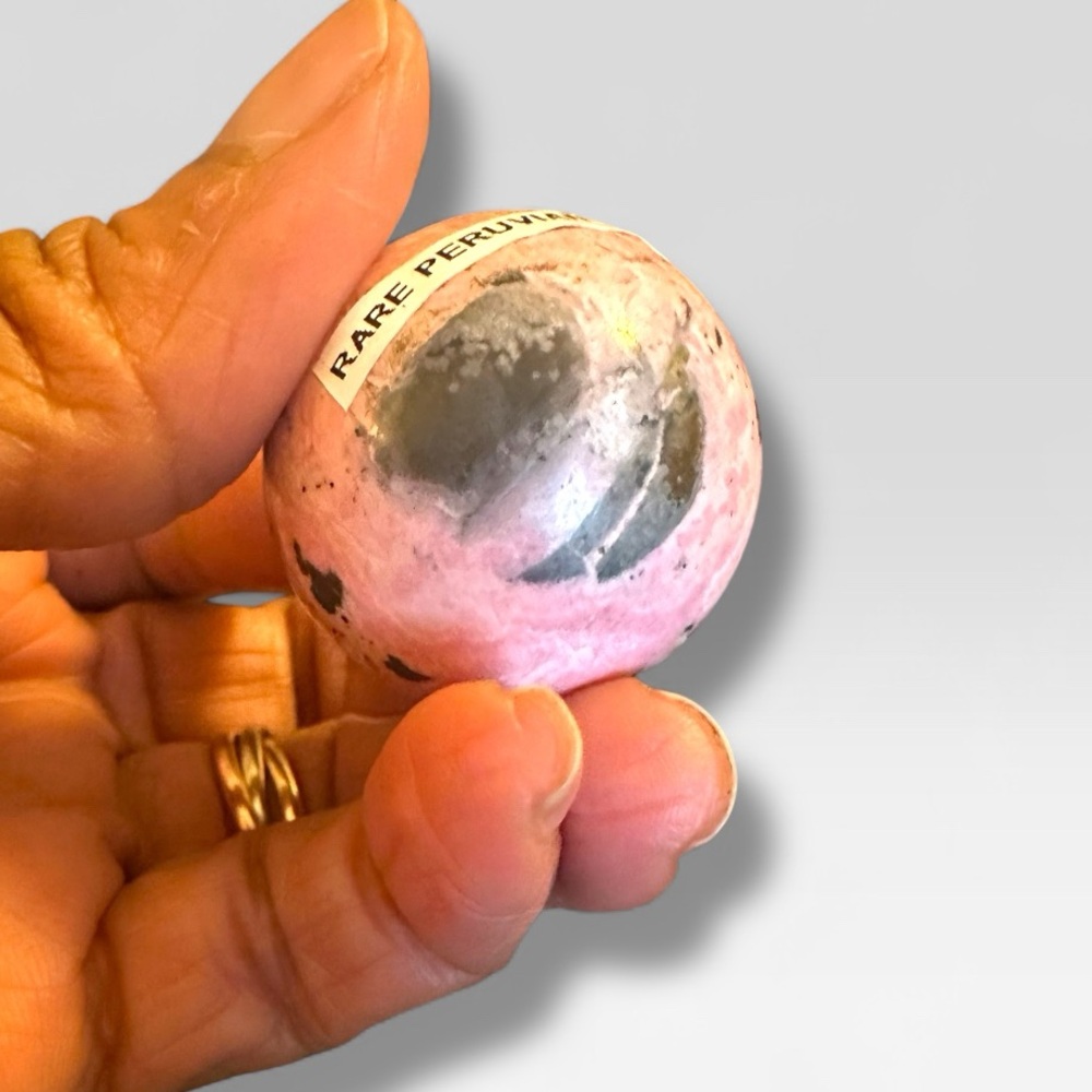 Peruvian Rhodonite Sphere - Picture 6 of 6